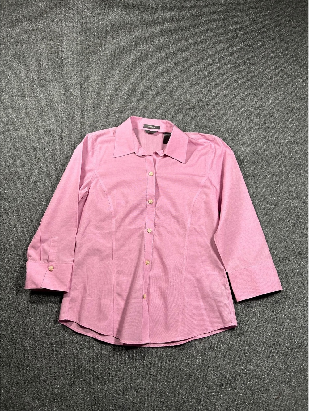 Liz Claiborne Pink Non-Iron Button-Up Shirt